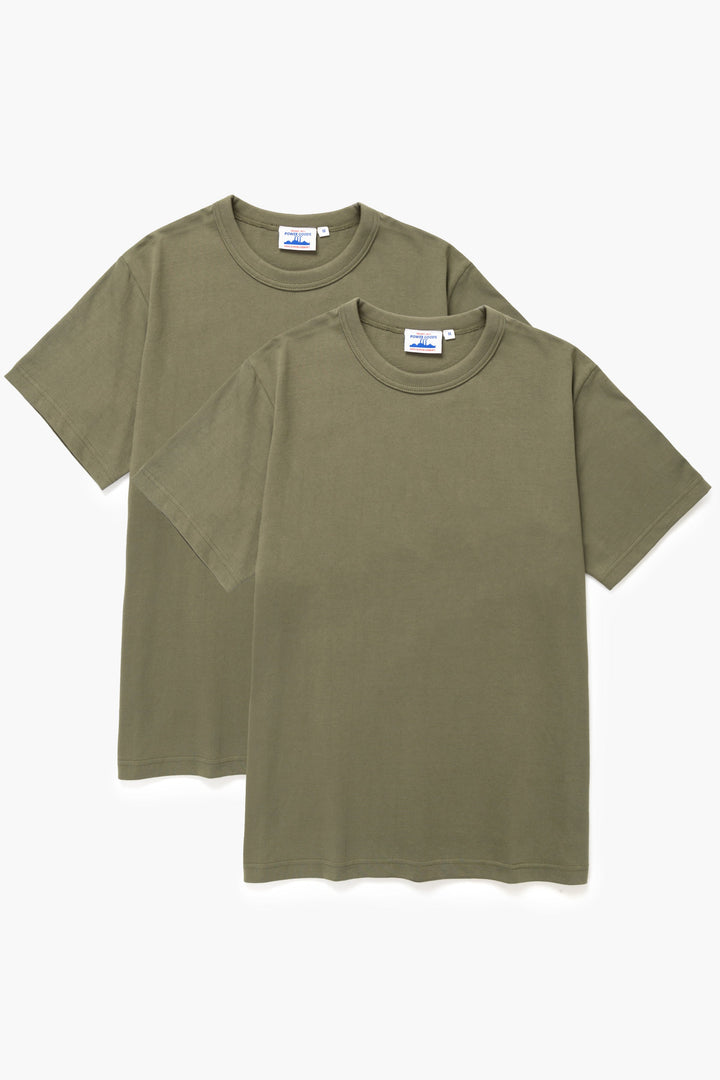 Archive T-Shirt Two Pack - Olive
