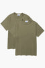 Archive T-Shirt Two Pack - Olive