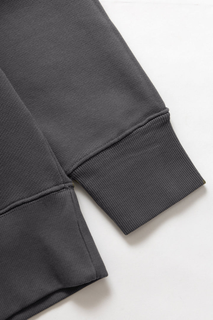 Loopback Crewneck - Washed Black