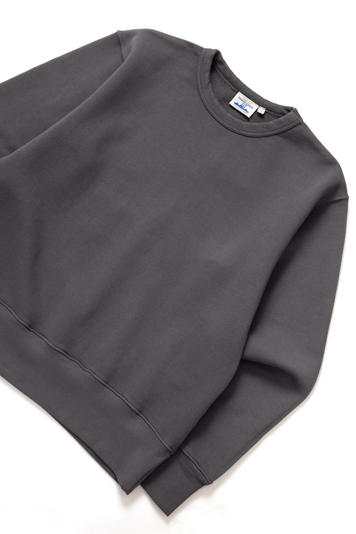 Loopback Crewneck - Washed Black