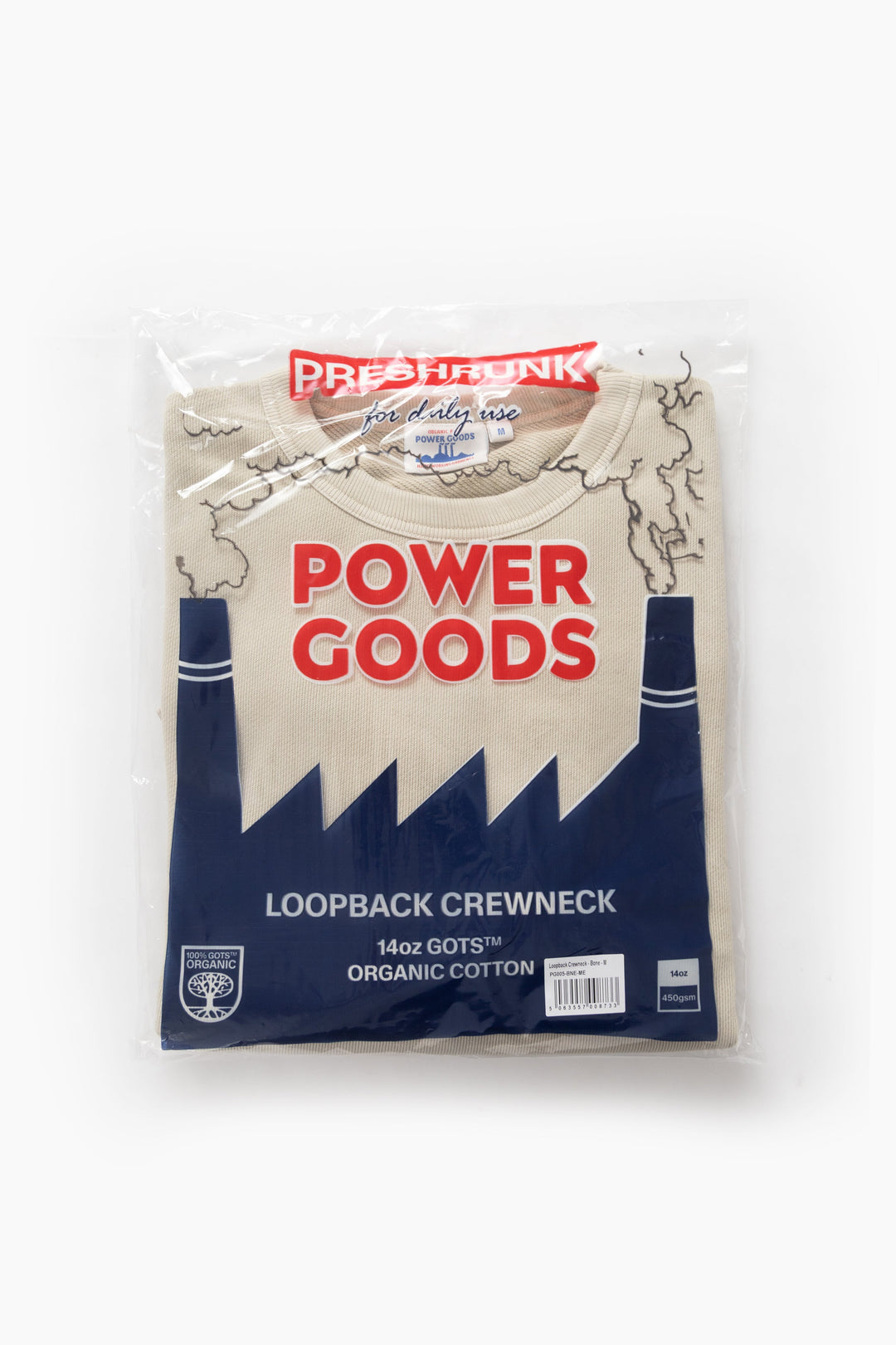 Loopback Crewneck - Bone