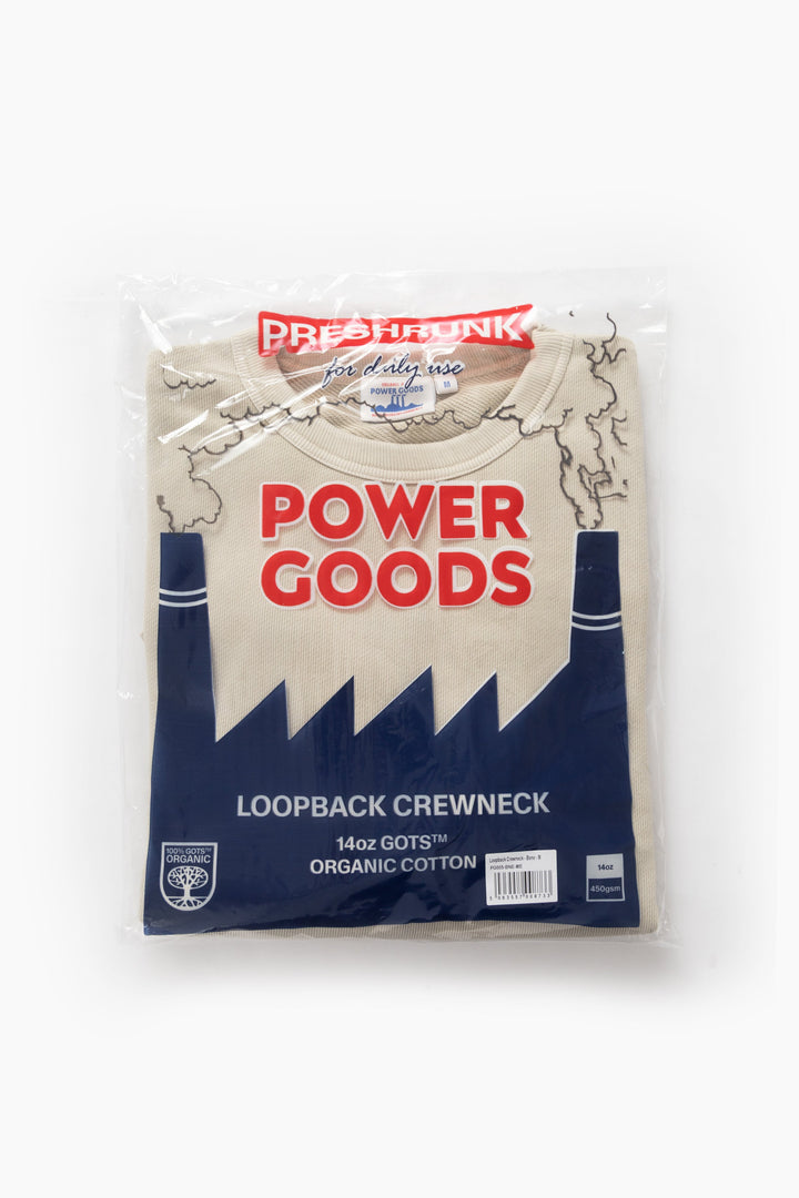 Loopback Crewneck - Bone
