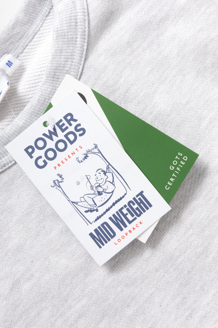 Loopback Crewneck - Ash