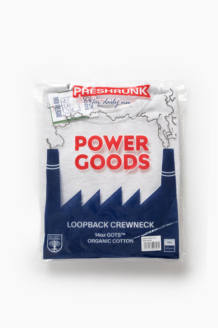Loopback Crewneck - Ash