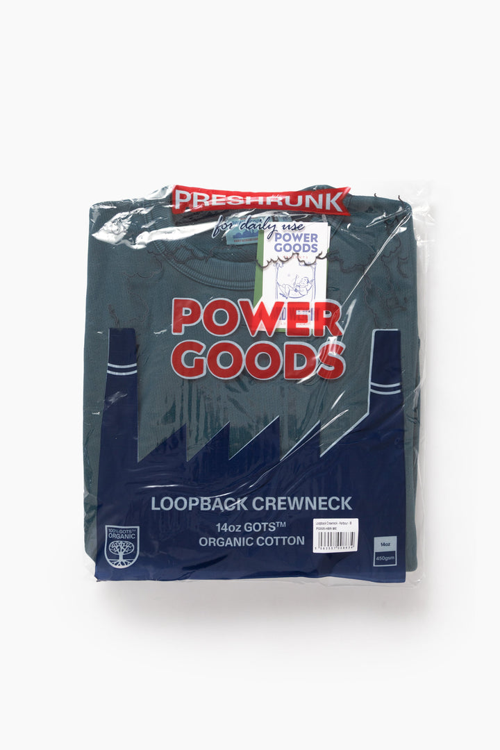 Loopback Crewneck - Harbour