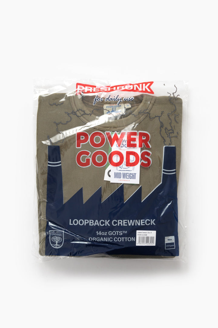 Loopback Crewneck - Olive