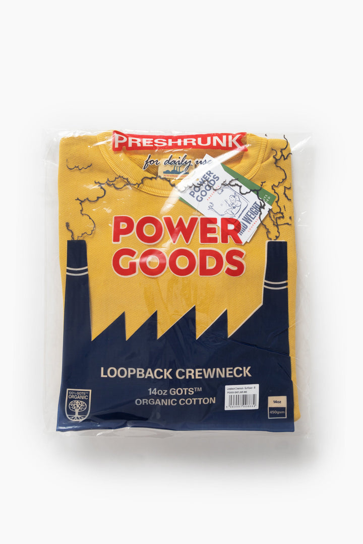 Loopback Crewneck - Sunflower