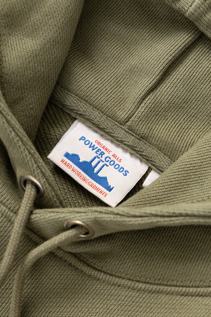 Power Goods - Loopback Hoodie - Olive
