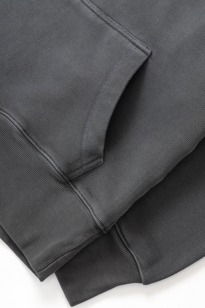 Power Goods - Loopback Hoodie - Washed Black