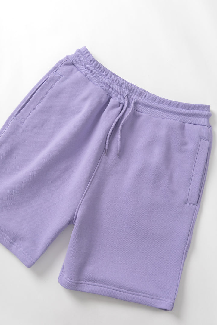Loopback Sweat Shorts - Dusty Violet