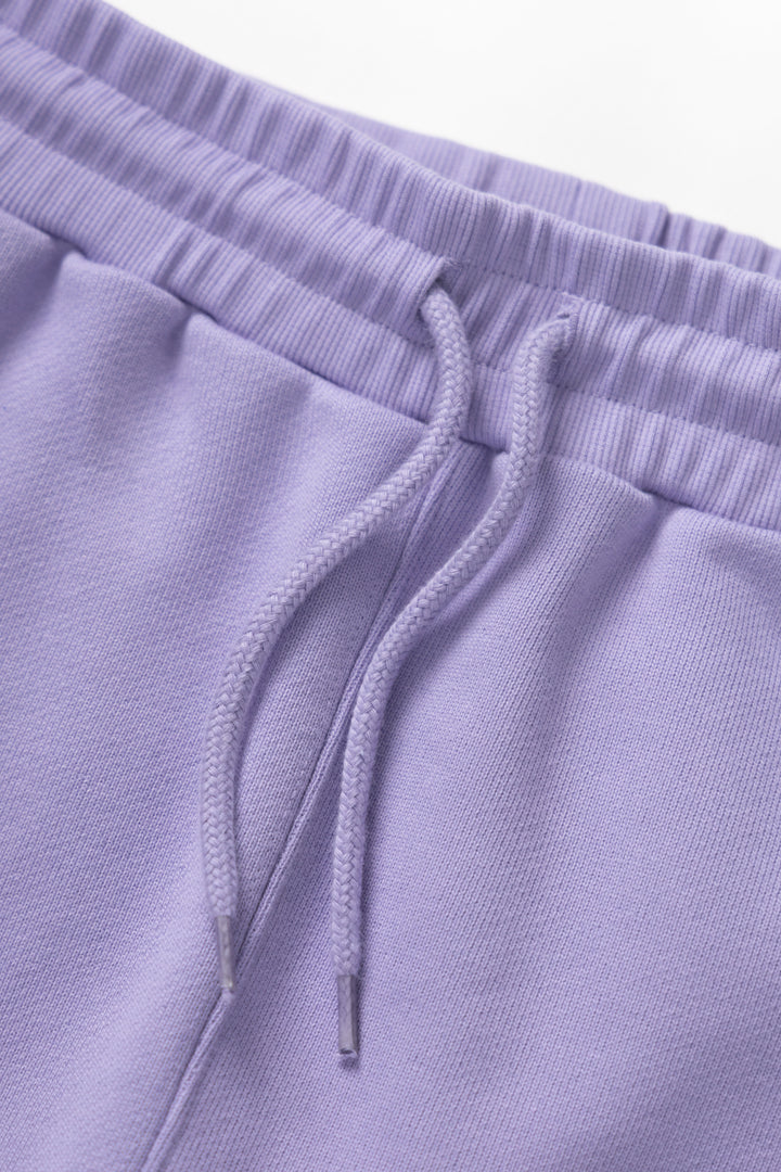 Loopback Sweat Shorts - Dusty Violet