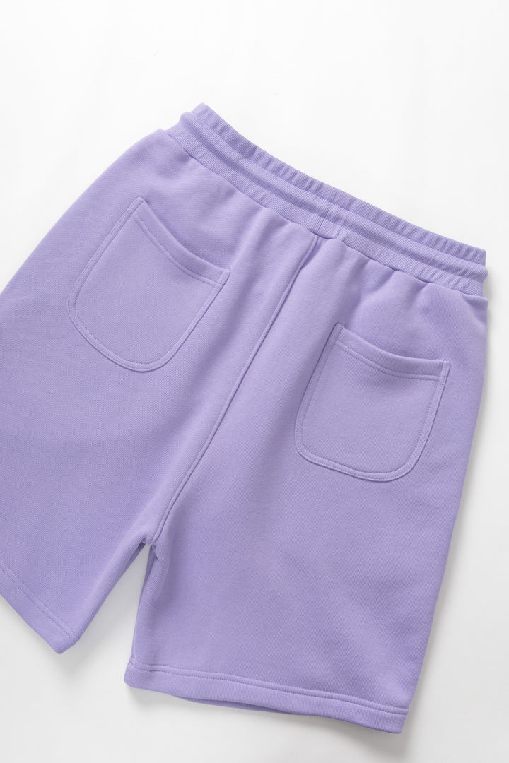 Loopback Sweat Shorts - Dusty Violet