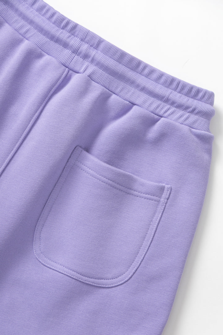Loopback Sweat Shorts - Dusty Violet