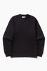 Thermal Waffle Long Sleeve Tee - Black