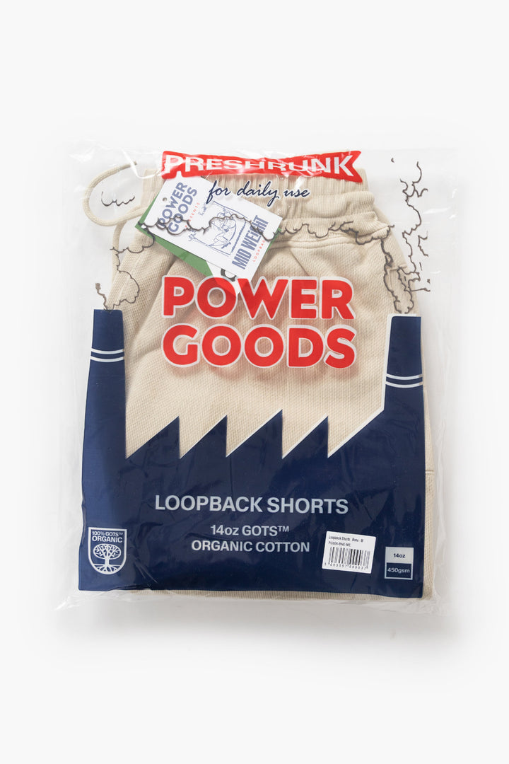 Loopback Sweat Shorts - Bone