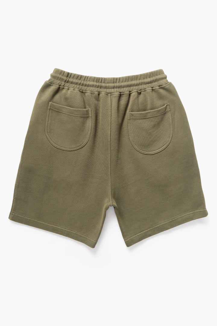 Loopback Sweat Shorts - Olive
