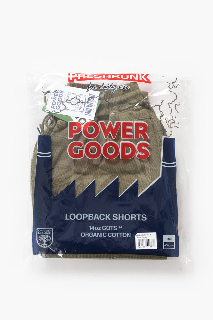 Loopback Sweat Shorts - Olive