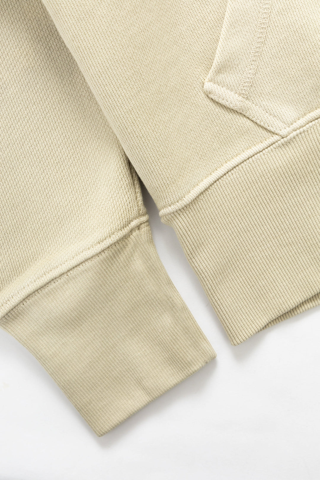 Loopback Zip Hoodie - Bone