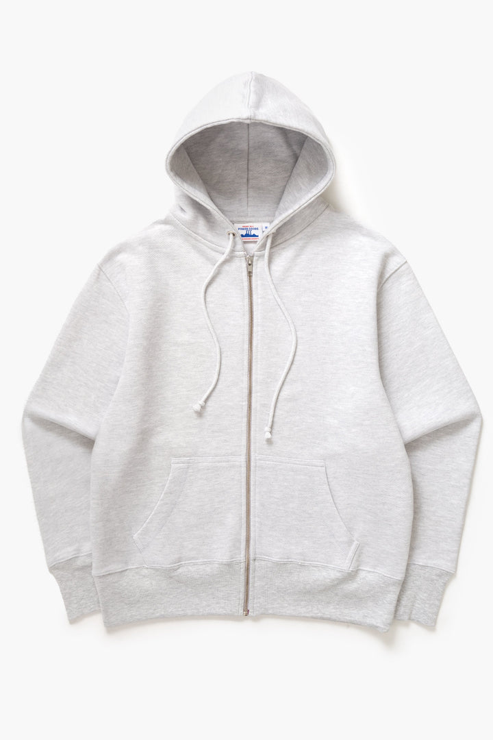 Loopback Zip Hoodie - Ash