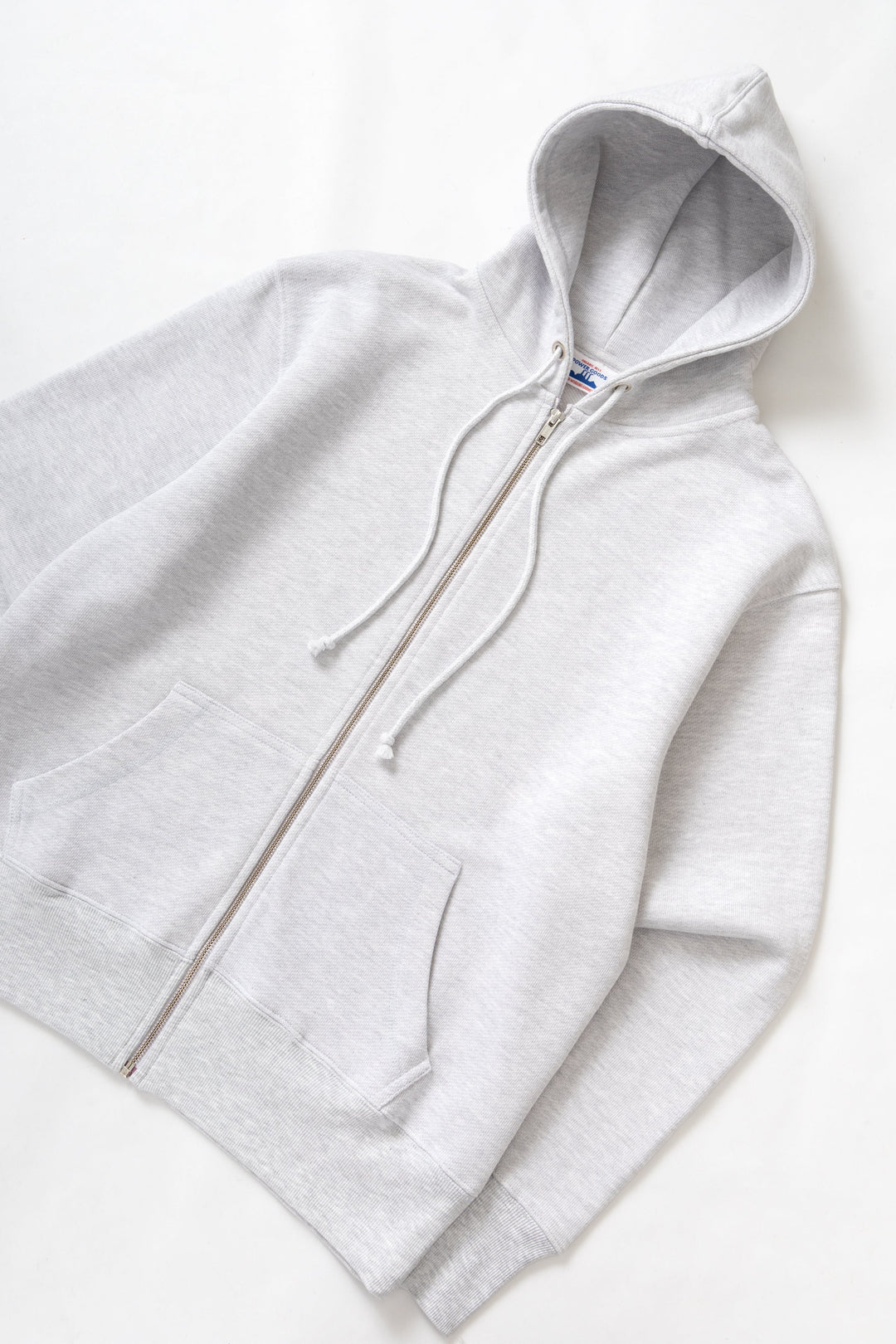 Loopback Zip Hoodie - Ash