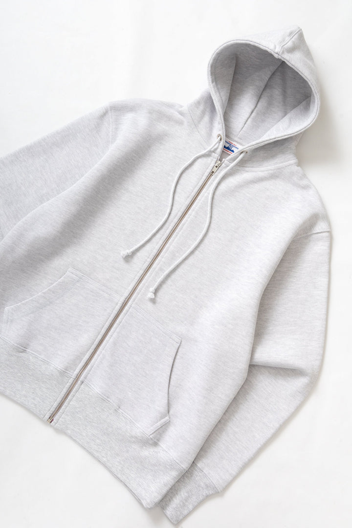 Loopback Zip Hoodie - Ash