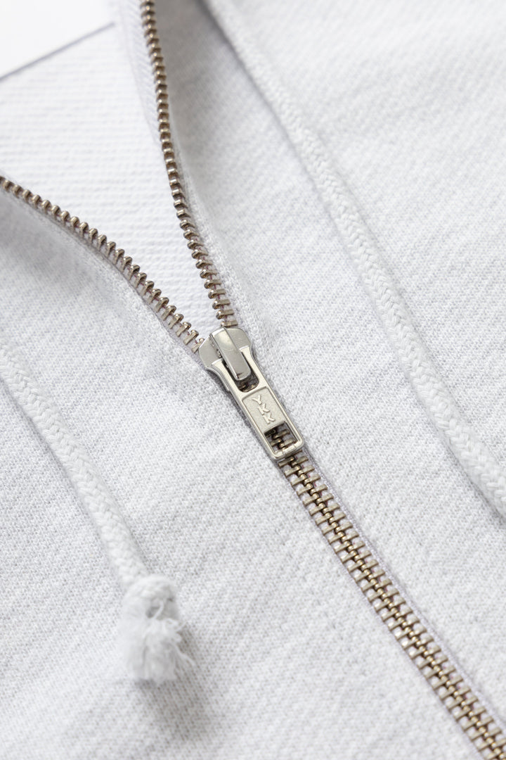 Loopback Zip Hoodie - Ash