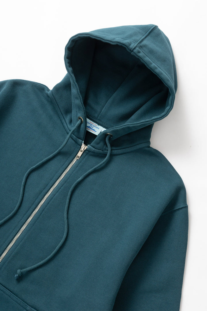 Loopback Zip Hoodie - Harbour