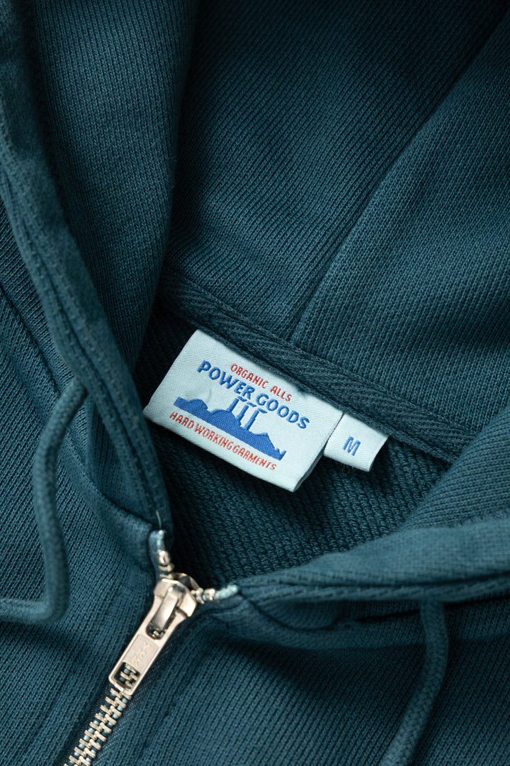 Loopback Zip Hoodie - Harbour