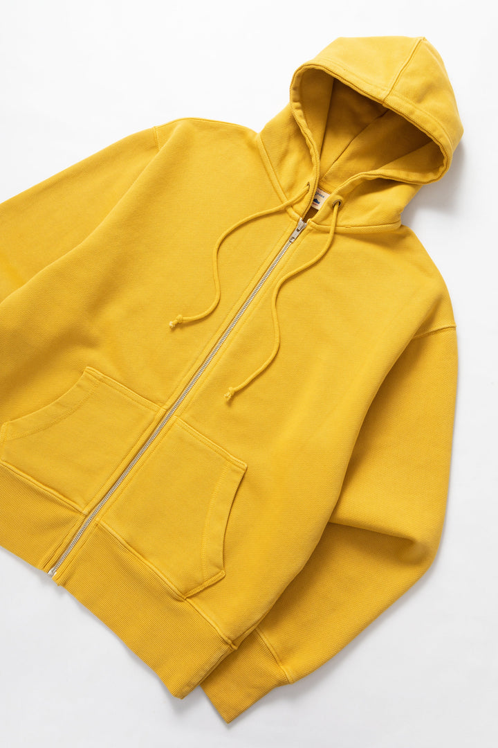 Loopback Zip Hoodie - Sunflower