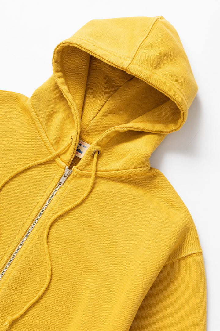 Loopback Zip Hoodie - Sunflower