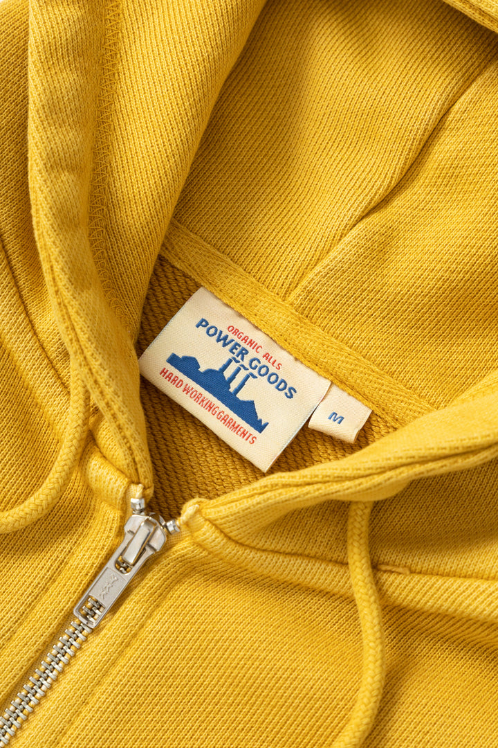 Loopback Zip Hoodie - Sunflower