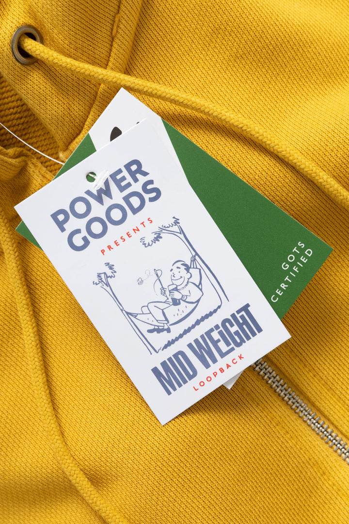 Loopback Zip Hoodie - Sunflower