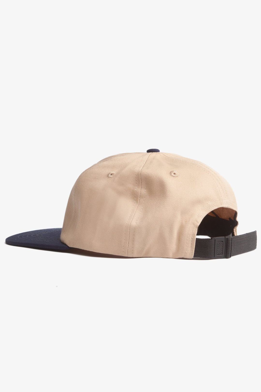 Perfect 6 Panel Cap - Tan/Navy