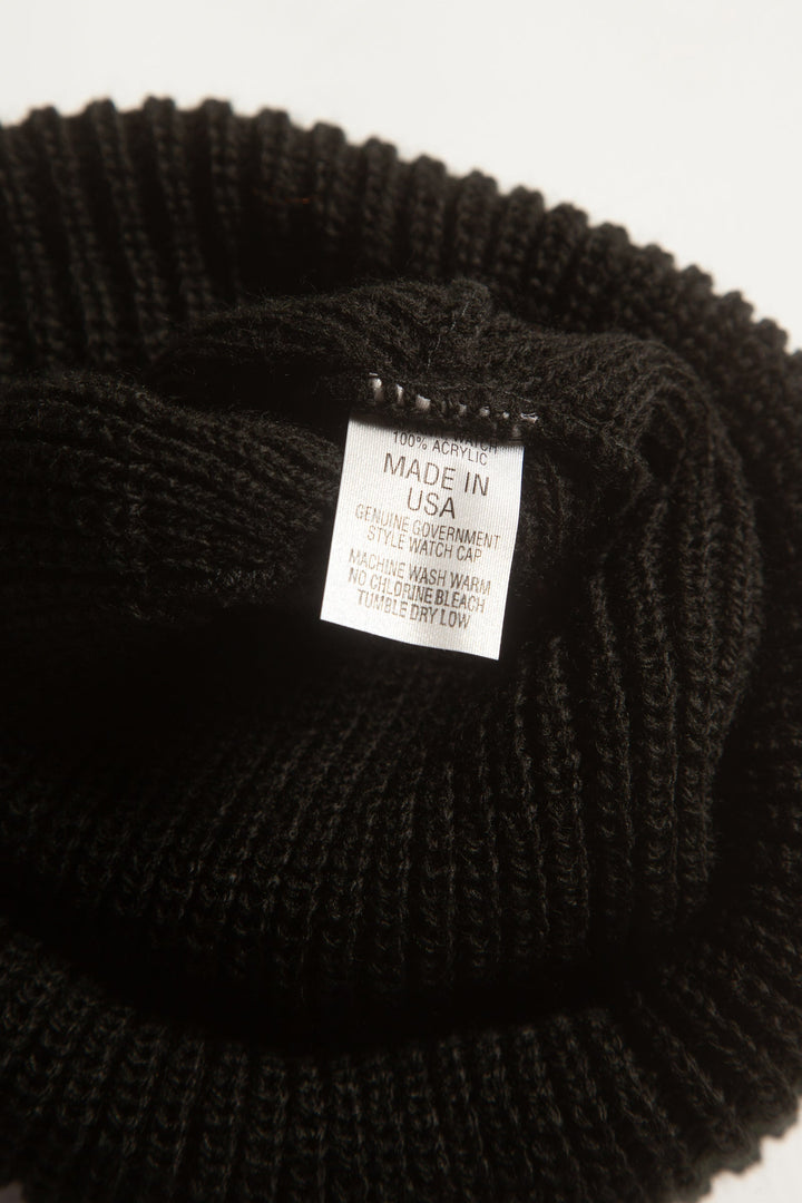 Watch Cap Beanie - Black