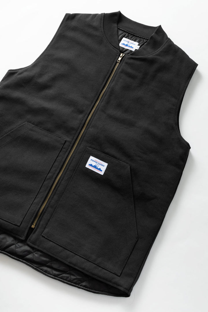 Canvas Work Vest - Black