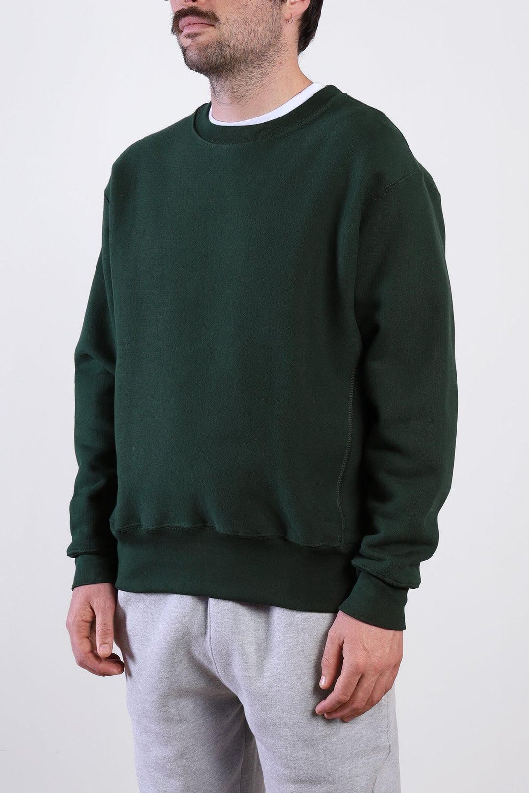 Super Weight Crewneck - Forest Green