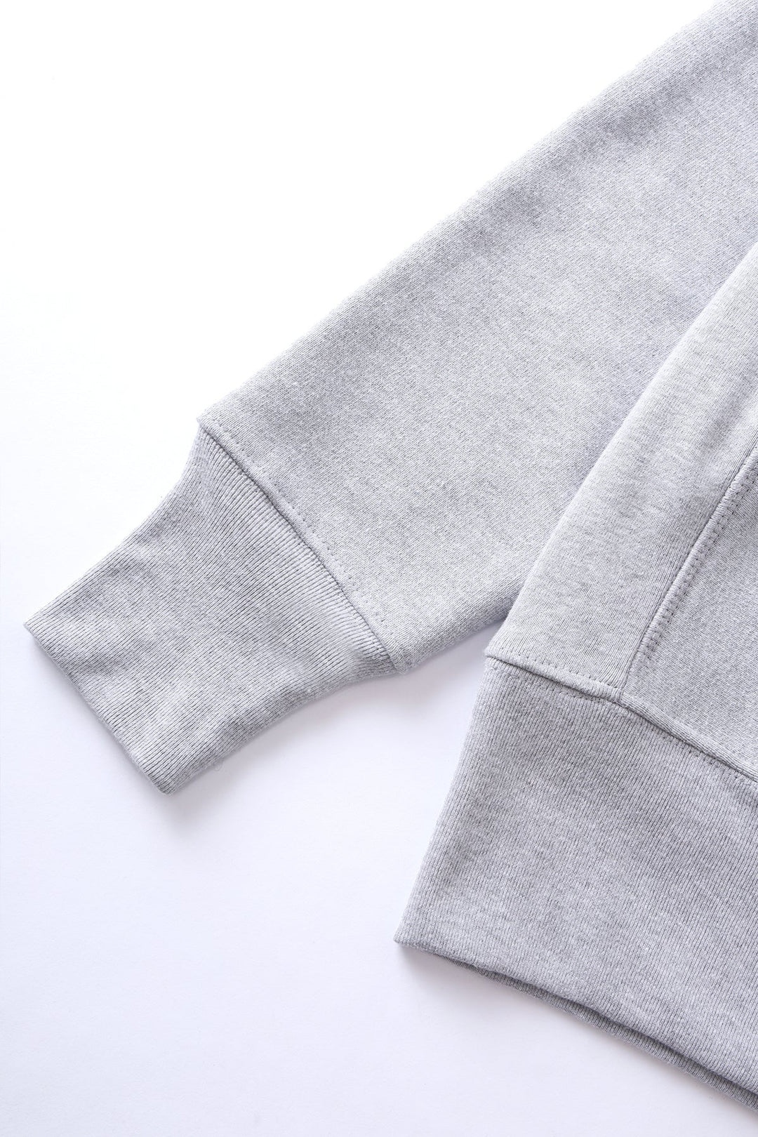 Super Weight Quarter Zip - Heather Grey
