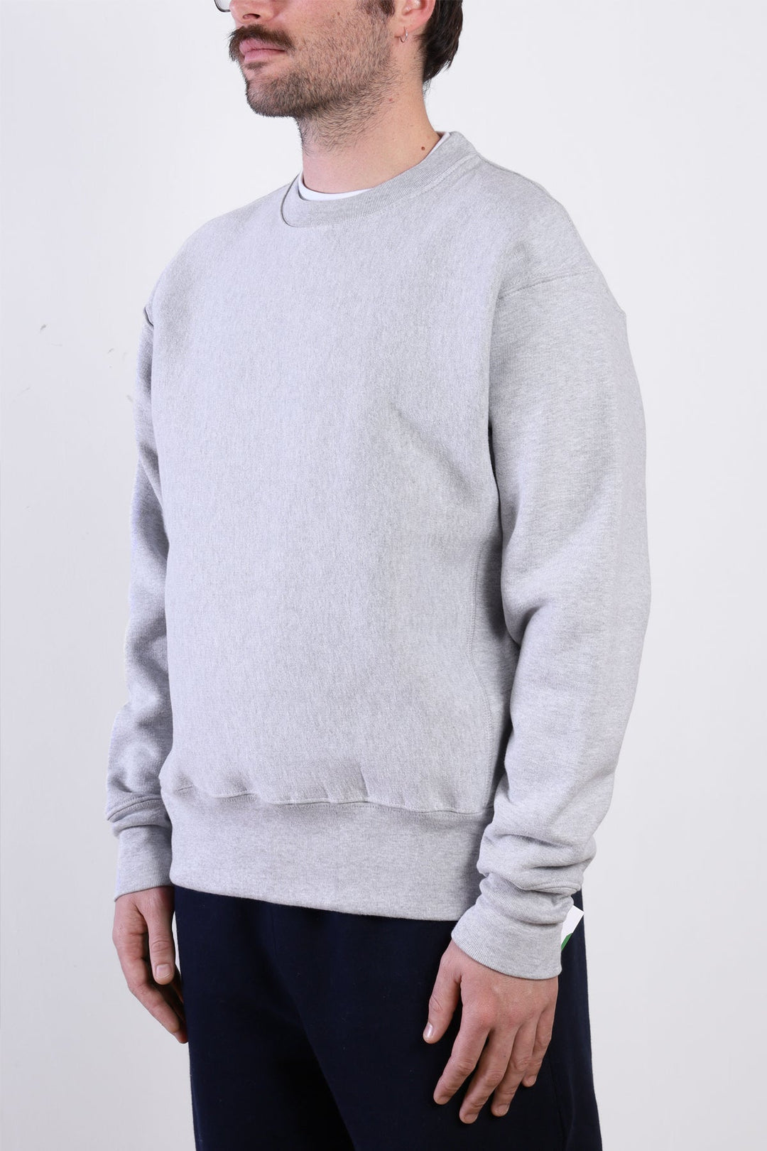 Super Weight Crewneck - Heather Grey