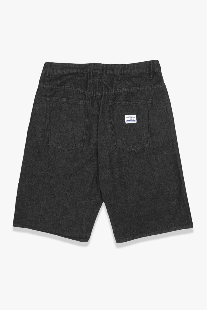 90's Denim Shorts - Washed Black