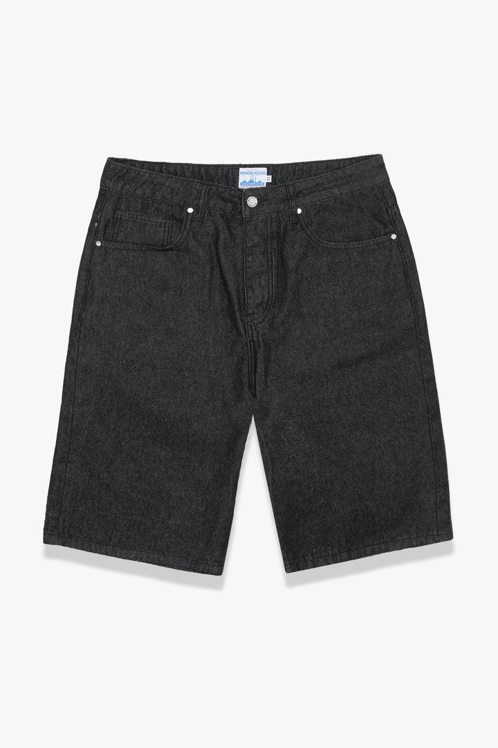 90's Denim Shorts - Washed Black