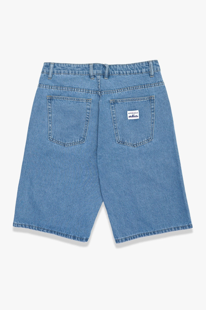 90's Denim Shorts - Washed Blue