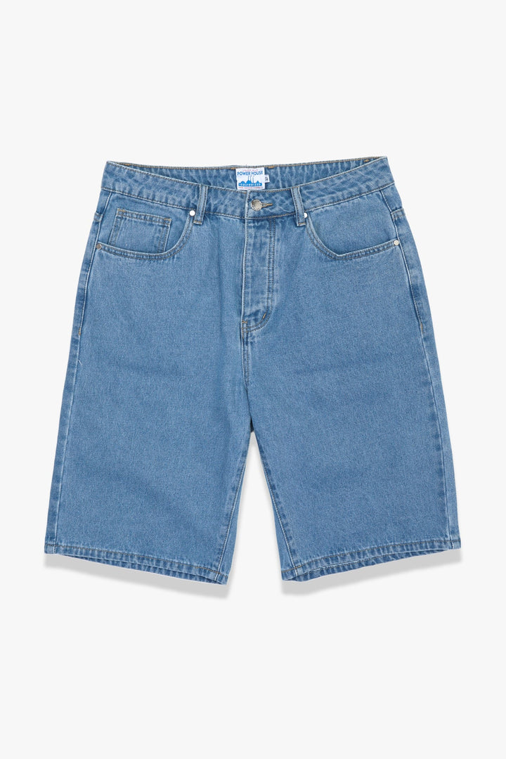 90's Denim Shorts - Washed Blue