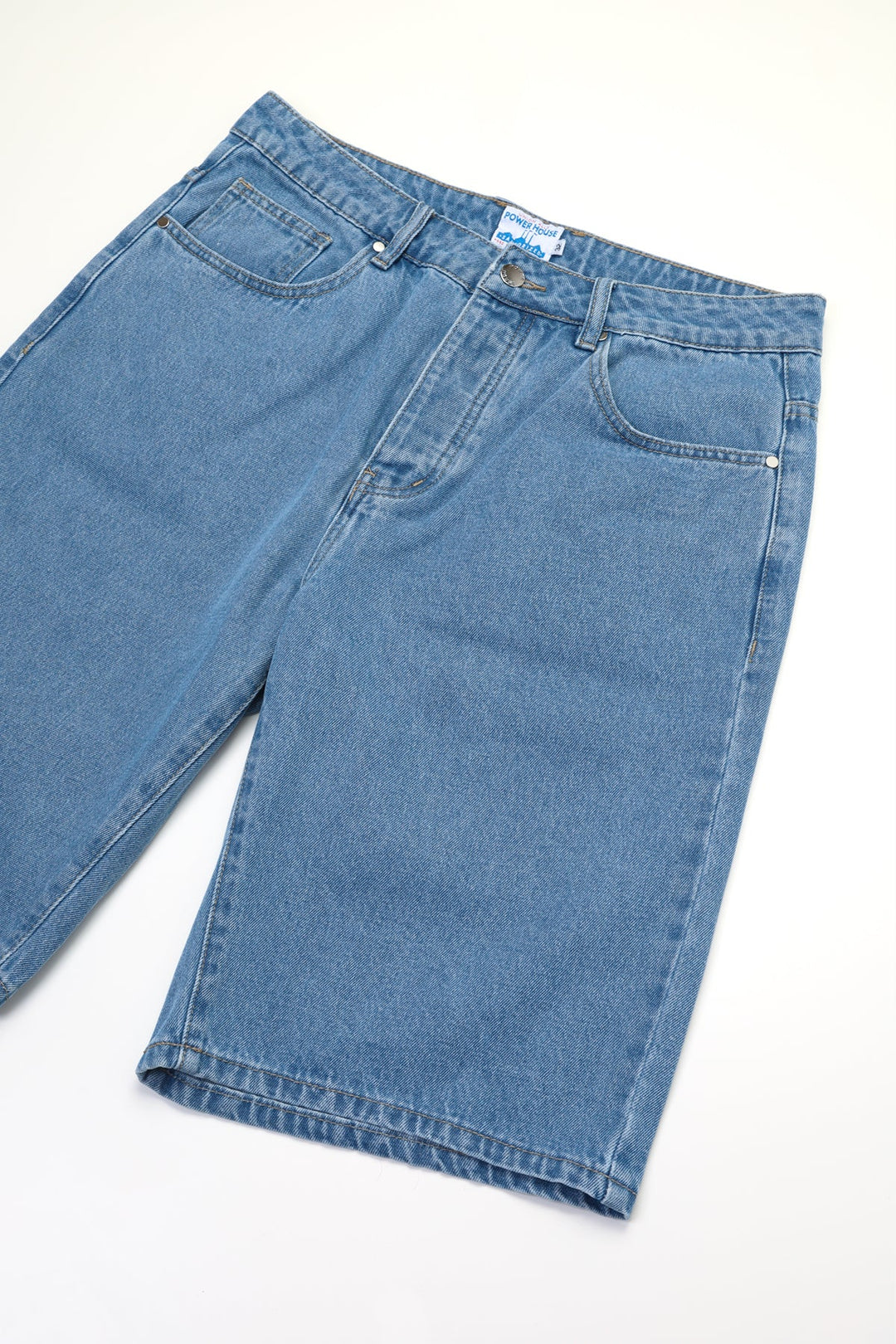 90's Denim Shorts - Washed Blue