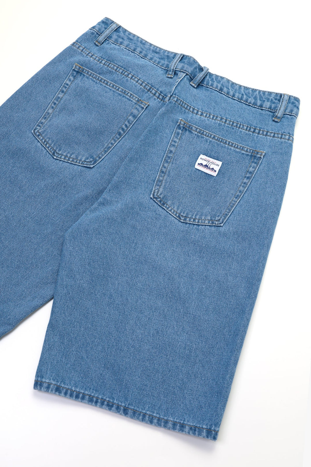 90's Denim Shorts - Washed Blue