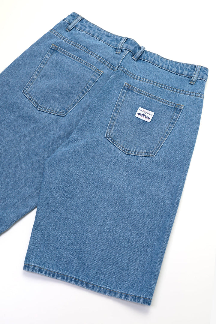 90's Denim Shorts - Washed Blue