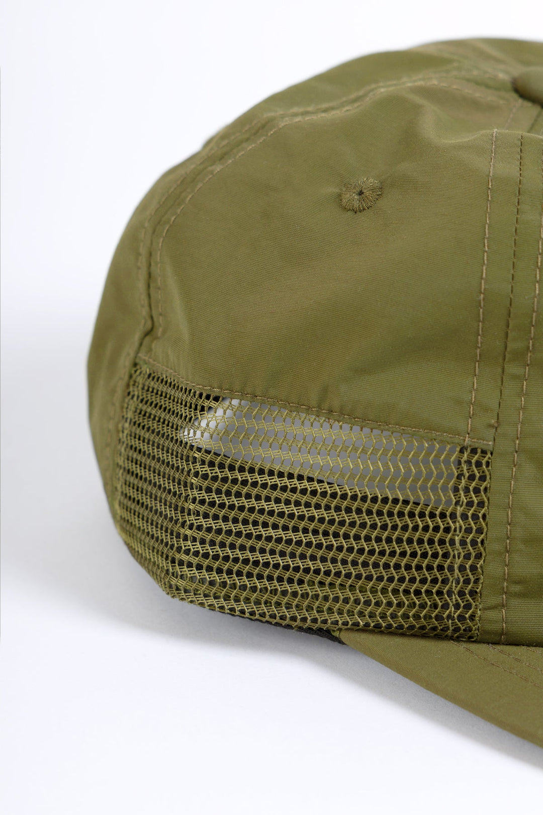 Perfect Nylon 6 Panel Mesh Cap - Olive