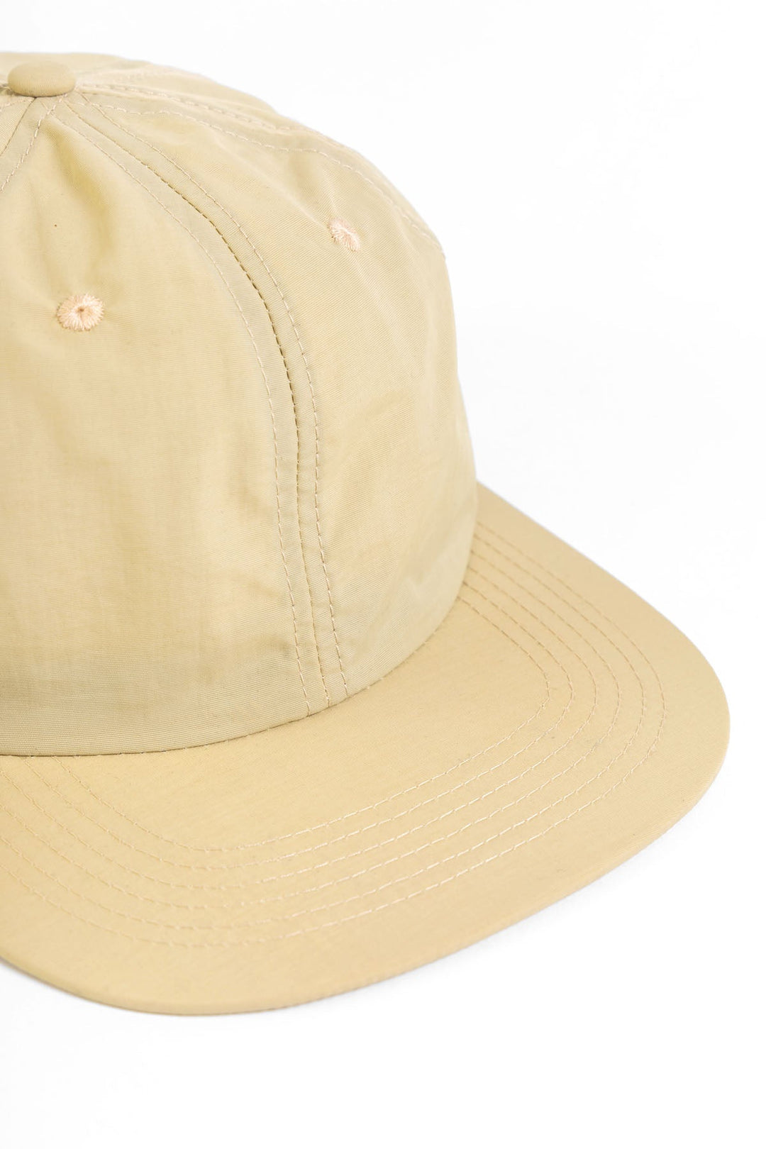 Perfect Nylon 6 Panel Mesh Cap - Tan