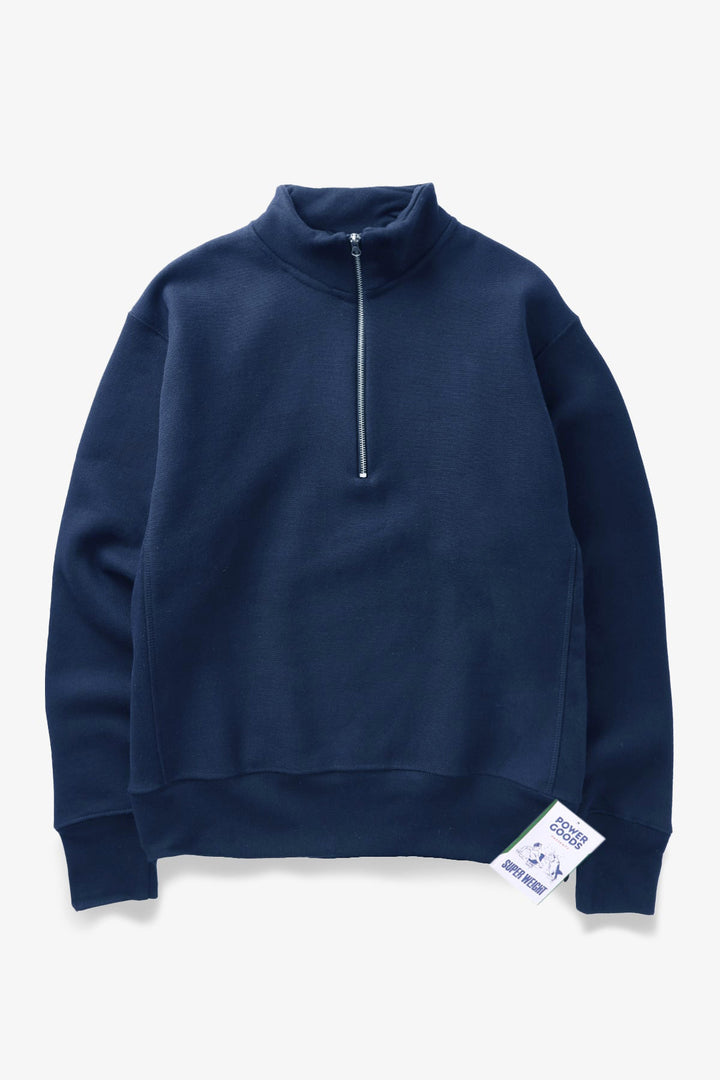 Super Weight Quarter Zip - Navy Blue