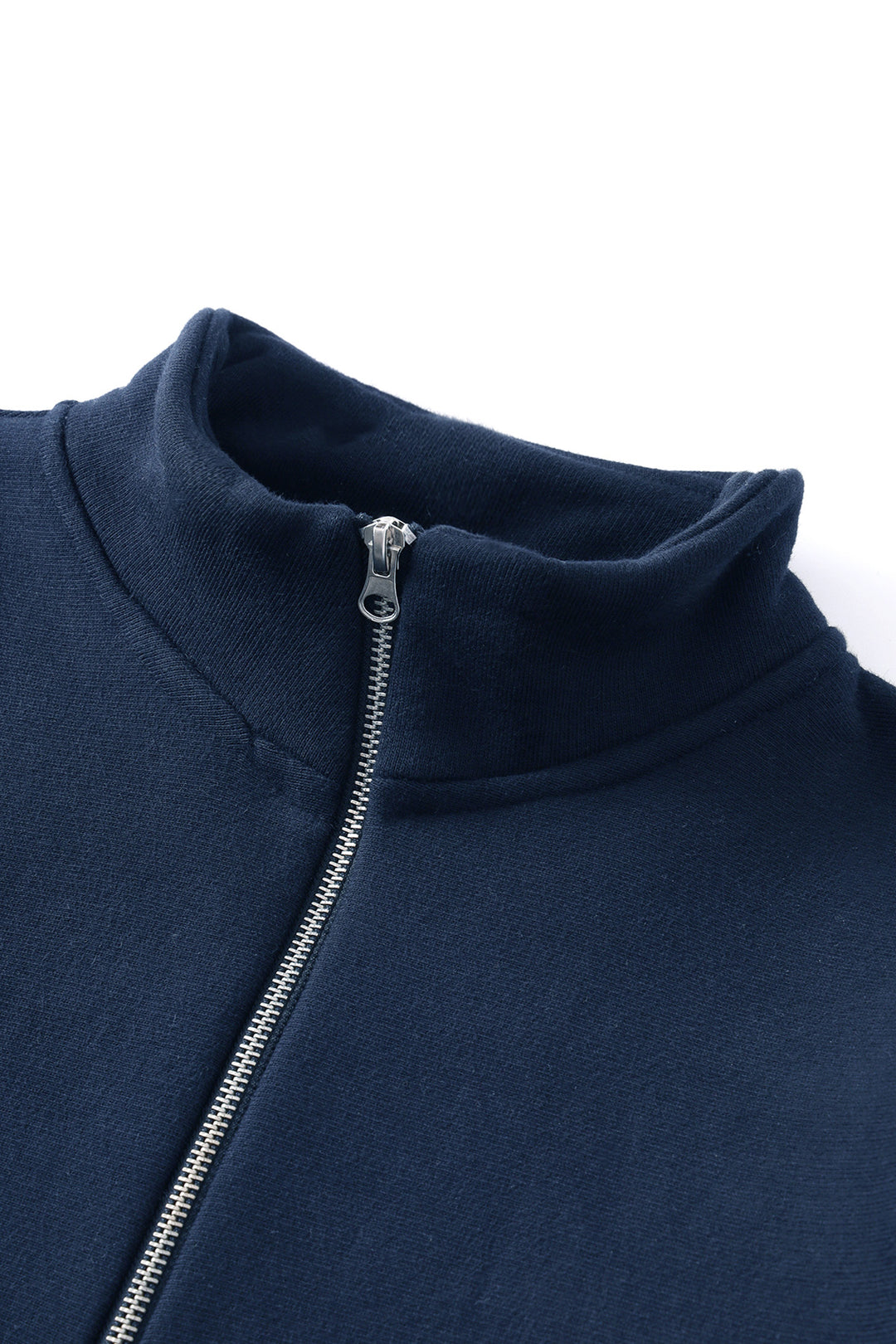 Super Weight Quarter Zip - Navy Blue