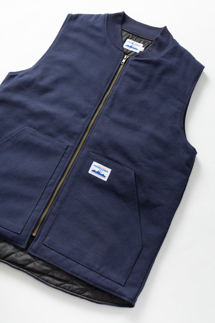 Canvas Work Vest - Navy Blue